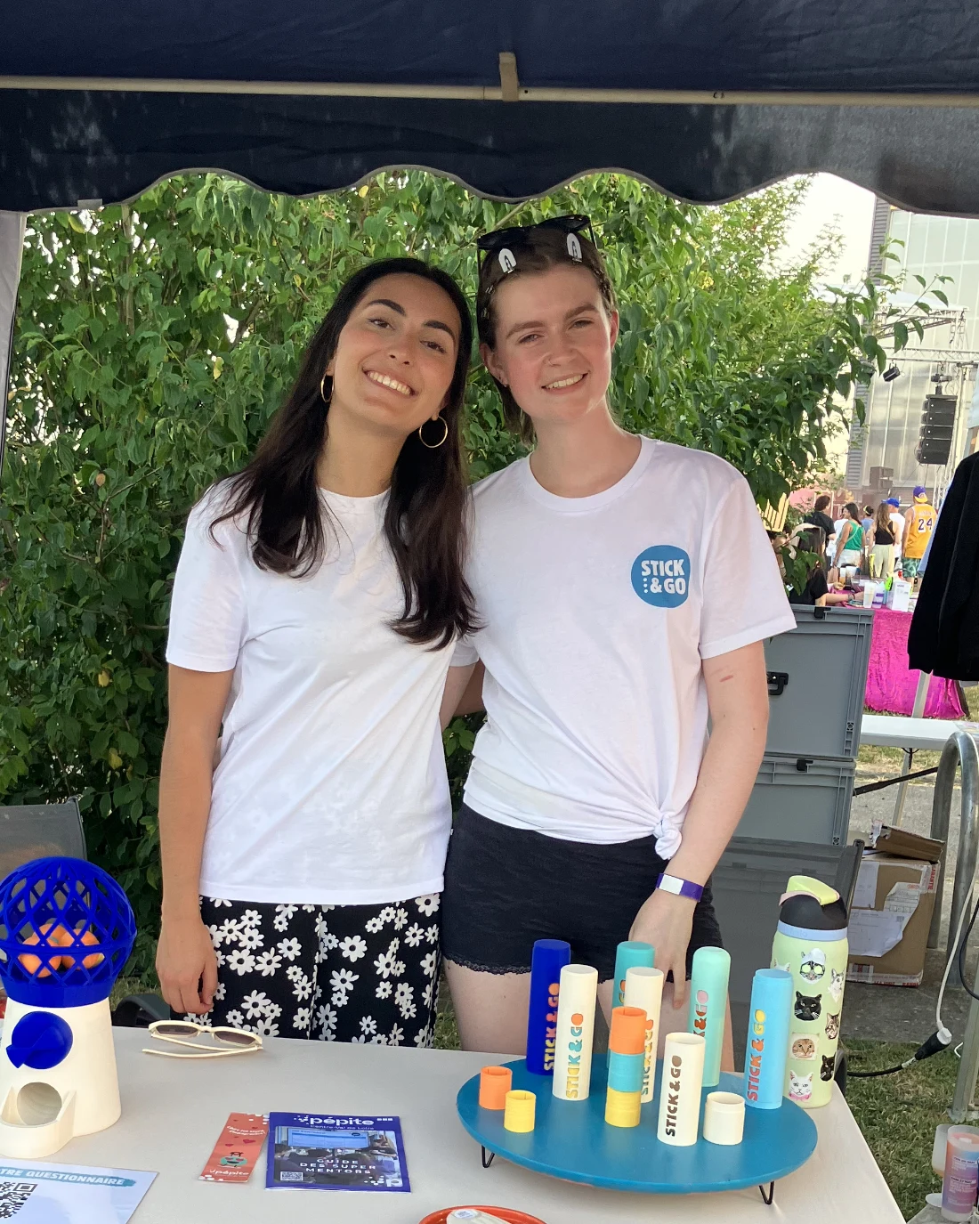 Lisa Tritz et Sarah Lagrue, fondatrices de Stick & Go